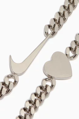 Swoosh hero chain silver outlet