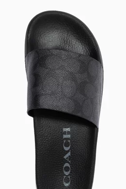 Coach udele outlet sport slide black