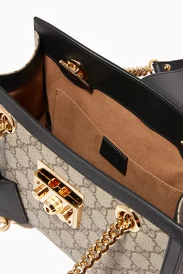 Padlock medium gg deals shoulder bag