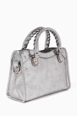 Buy Balenciaga Silver Classic Metallic Edge Mini City Bag for Women in UAE Ounass