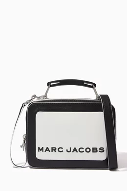 Buy Marc Jacobs White The Mini Box Bag in Colour block Leather for Women in UAE Ounass
