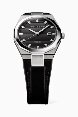 Buy Concord Black Mariner Automatic Watch for Men in UAE Ounass