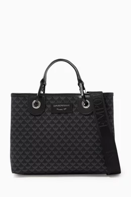 Emporio armani eagle logo shopper bag new arrivals