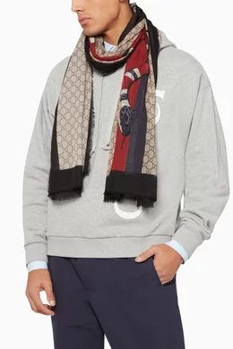 Gucci shop kingsnake scarf