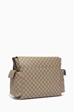 Buy Gucci Neutral GG Supreme Baby Changing Bag for UNISEX in UAE