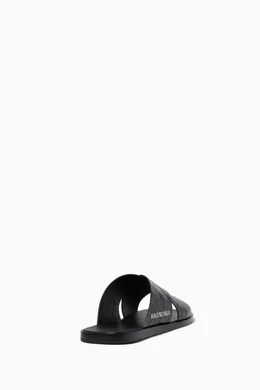 Balenciaga deals crocodile slides