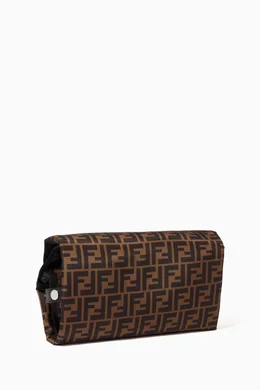 Buy Fendi Brown FF Logo Changing Mat for Baby Boys in UAE Ounass