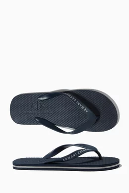 Armani exchange 2024 mens flip flops