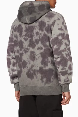 Buy St ssy Black Crystal Wash Hoodie for Men in UAE Ounass