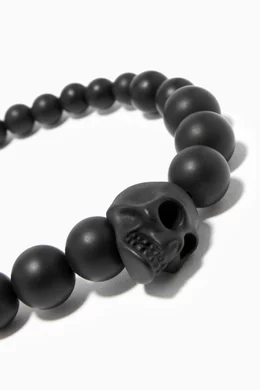 Alexander mcqueen skull multi beaded bracelet discount