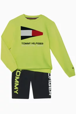 Buy Tommy Hilfiger Neutral Neon Sailing Logo Sweatshirt for Boys