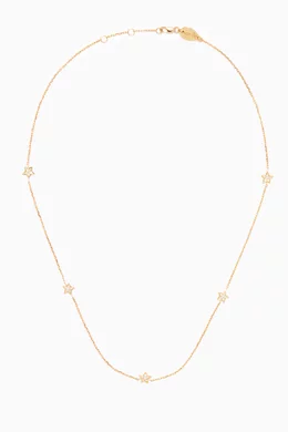 Buy Aquae Jewels Yellow Constellation Star Diamond Necklace for Women in UAE Ounass