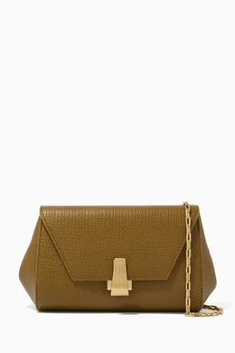 Buy Bottega Veneta Yellow Mini BV Angle Bag in Palmellato Leather for Women in UAE Ounass
