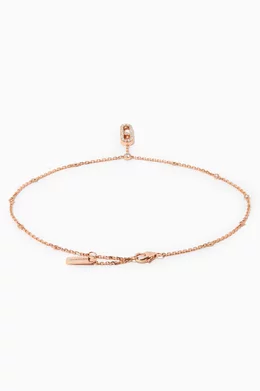 Buy Messika Rose Gold Move Uno Diamond Ankle Bracelet for Women in