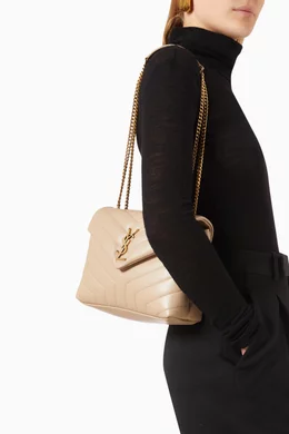 Saint laurent small loulou monogram shoulder bag hotsell