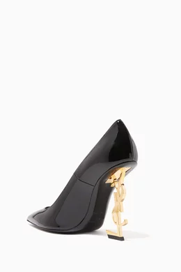 Saint laurent black opyum 110 patent leather pumps store