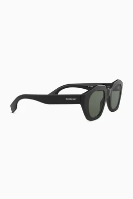 Burberry clearance geometric sunglasses
