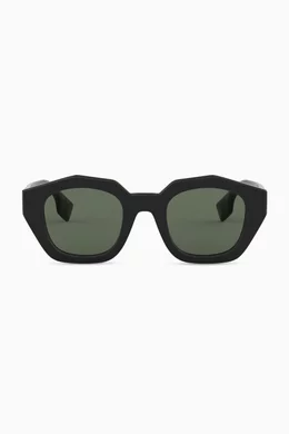Burberry geometric frame sunglasses discount