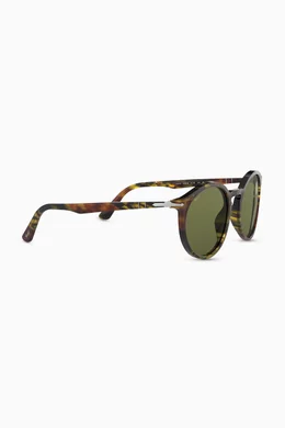 Buy Persol Brown PO3214S Sunglasses in Acetate for Men in UAE Ounass
