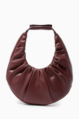 Staud soft leather moon bag 2025