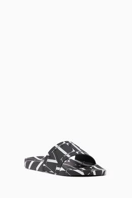 Vltn rubber online slide sandal