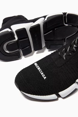 Balenciaga speed shop lace up black