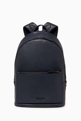 Calvin klein pebble leather backpack discount