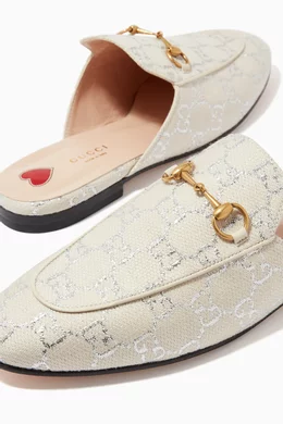 Gucci beige best sale gg princetown slippers