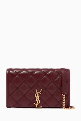 Becky chain wallet in quilted lambskin cheap