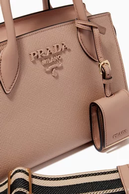 Prada mini monochrome bag top