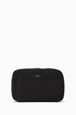 Buy BOSS Black Meridian Wash Bag in Nylon for Men in UAE Ounass
