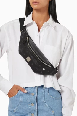 Mcm waist bag black store