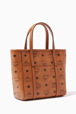 Mcm mini toni new arrivals shopper in visetos