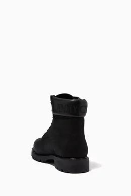 Buy Jimmy Choo Black x Timberland Boots in Nubuck with Glitter