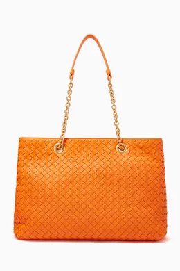 Orange bottega sale veneta bag