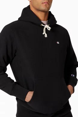 Champion hoodie logo new arrivals