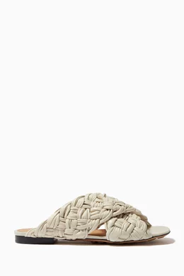 Bottega veneta new arrivals board flat sandals