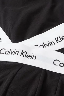 Buy Calvin Klein Black Low Rise Trunks in Cotton Stretch Set of 3