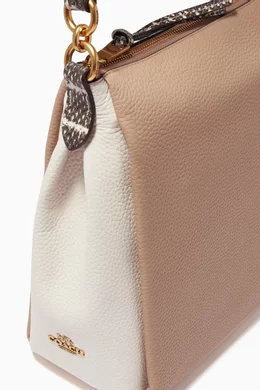 Buy Coach Brown Shay Shoulder Bag with Snakeskin Detail for Women in UAE Ounass