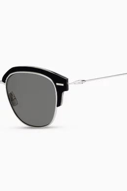 Buy Christian Dior Homme Black DIORTENSITY Sunglasses in Acetate