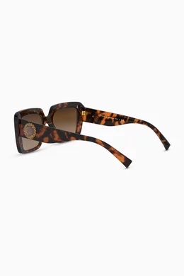 Buy Versace Brown Medusa Crystal Jewel Sunglasses for Women in UAE