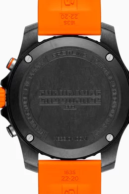 Orange sales breitling watch