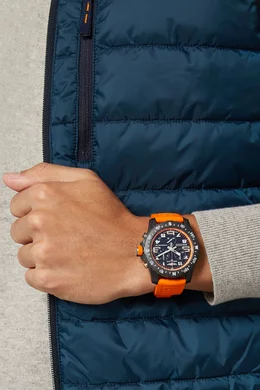 Orange breitling watch shop