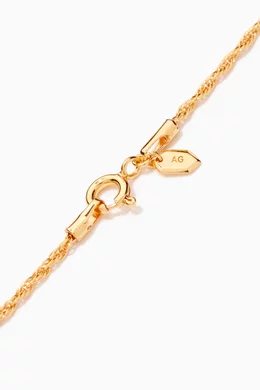 Buy Maria Black Yellow Sofia Necklace in Gold Plated Silver for Women in UAE Ounass