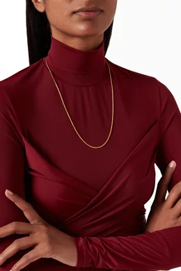 Buy Maria Black Yellow Sofia Necklace in Gold Plated Silver for Women in UAE Ounass