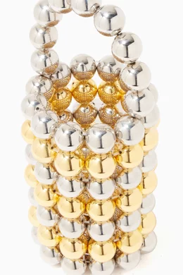 Buy VANINA Gold The Comino Bag in Acrylic Beads for Women in UAE