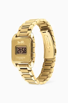 Buy Coach Gold Darcy Digital Watch 30 x 37mm for Women in UAE
