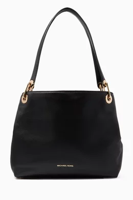 Mk raven 2025 pebble leather tote