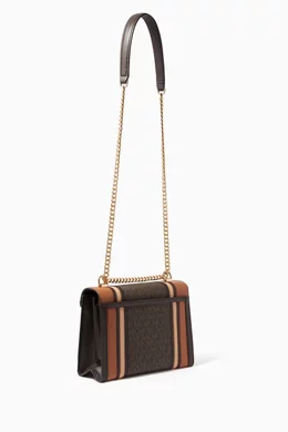 Buy Michael Kors Brown Whitney Large Shoulder Bag in Canvas and Leather for Women in UAE Ounass