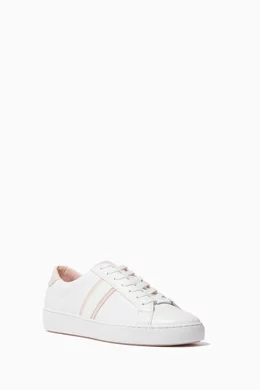 Irving leather and logo sneaker store